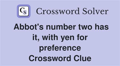 preference crossword clue